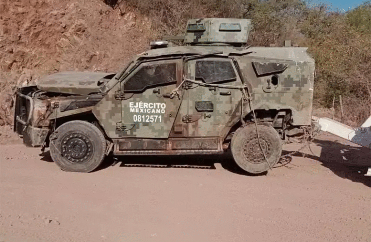 Ataque con mina en Michoacán deja seis militares muertos