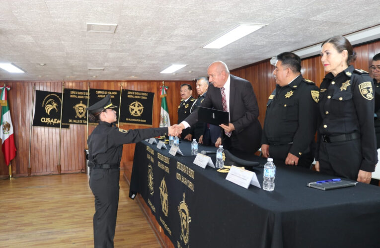 Nuevos aspirantes refuerzan seguridad en CUSAEM
