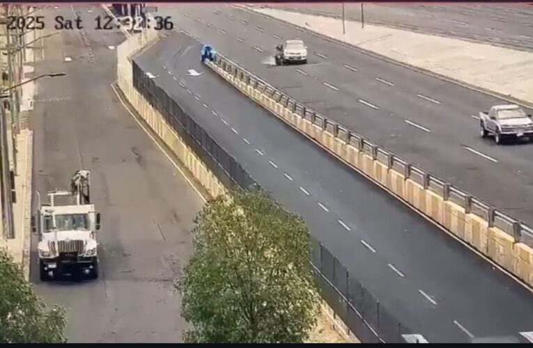 Automovilista embiste a asaltantes en Querétaro
