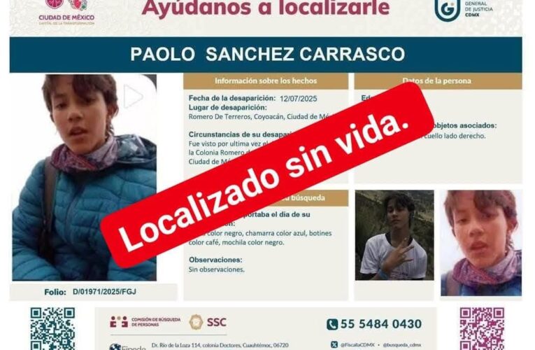 Localizan sin vida a Paolo Sánchez, joven desaparecido en el volcán Iztaccíhuatl