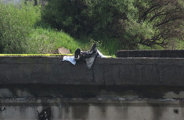 Cadáver con señales de violencia es hallado en las inmediaciones del río Tejalpa en Toluca