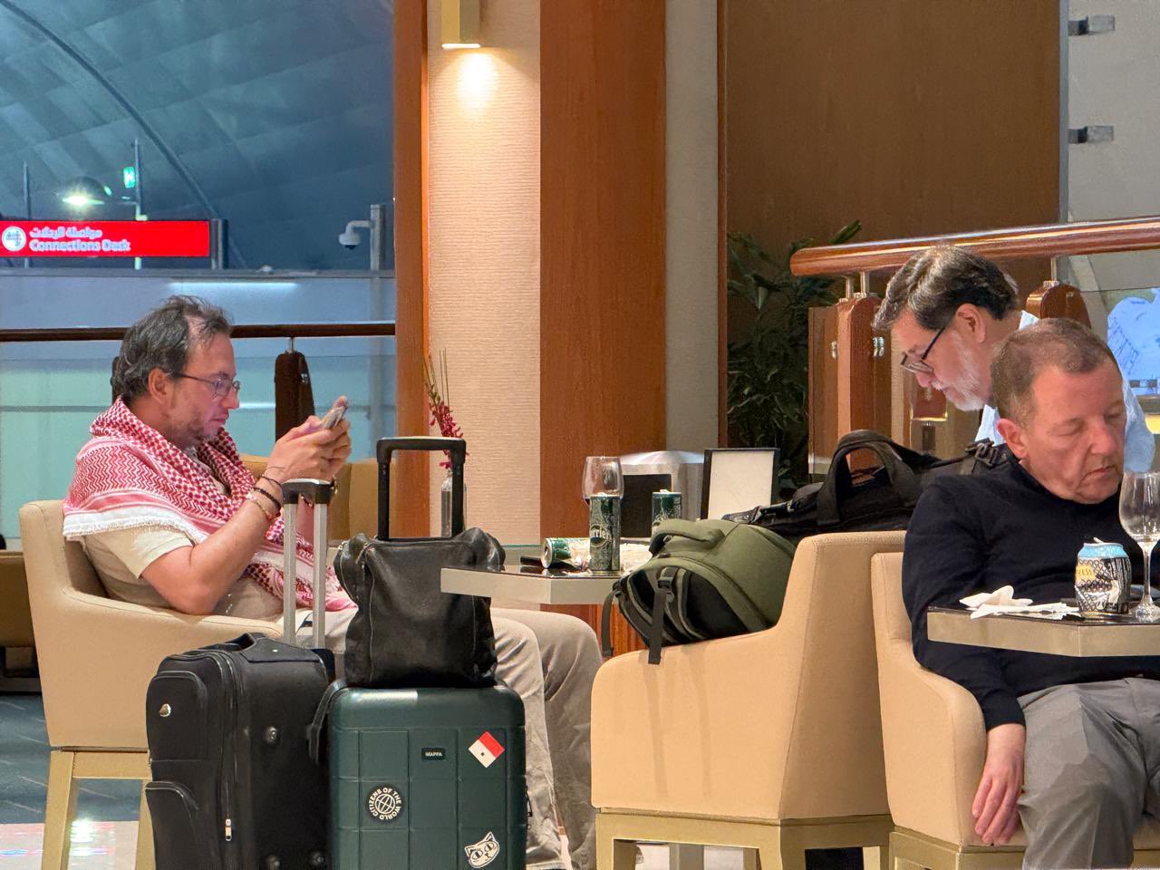 Noroña aeropuerto Dubái