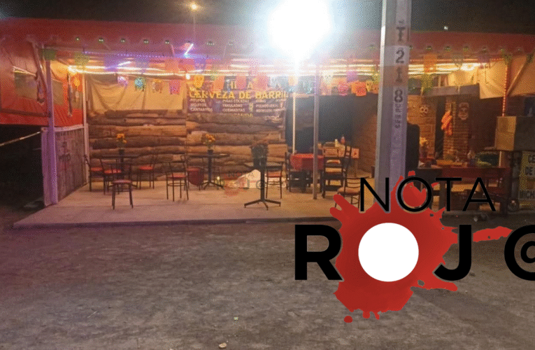 Micheladas letales: Juventino fue asesinado mientras tomaba con su esposa en Xonacatlán