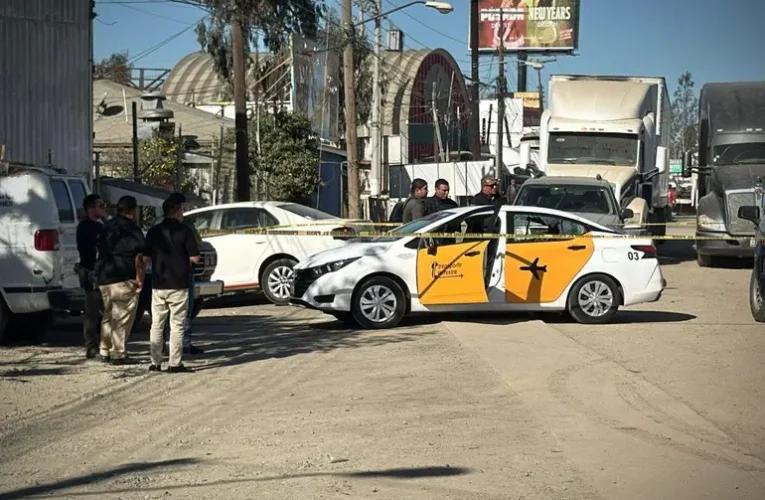 Ataque a taxista cerca del aeropuerto de Tijuana