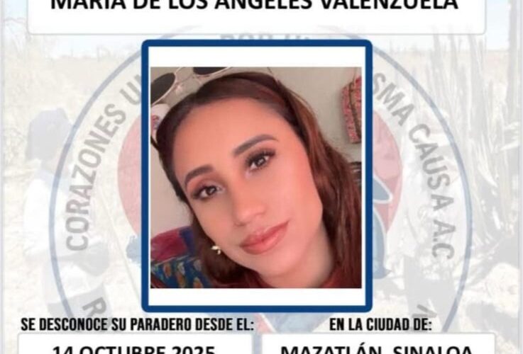 Buscadora es levantada en Mazatlán