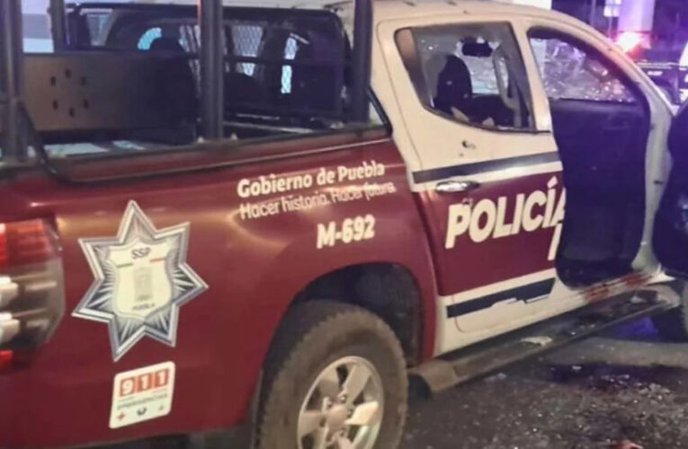 |Video| Terror en Huixcolotla, Puebla policías abatidos a balazos