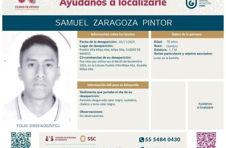 Terrible Hallazgo: Joven Desaparecido Aparece Enterrado y Cubierto con Cemento en Milpa Alta