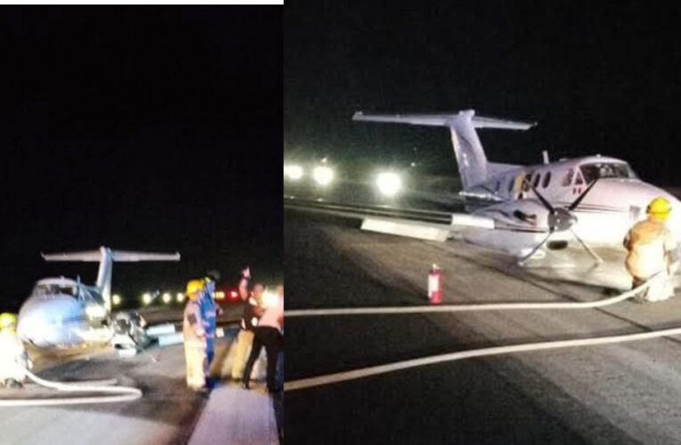 Aterrizaje seguro en SLP pese a falla mecánica