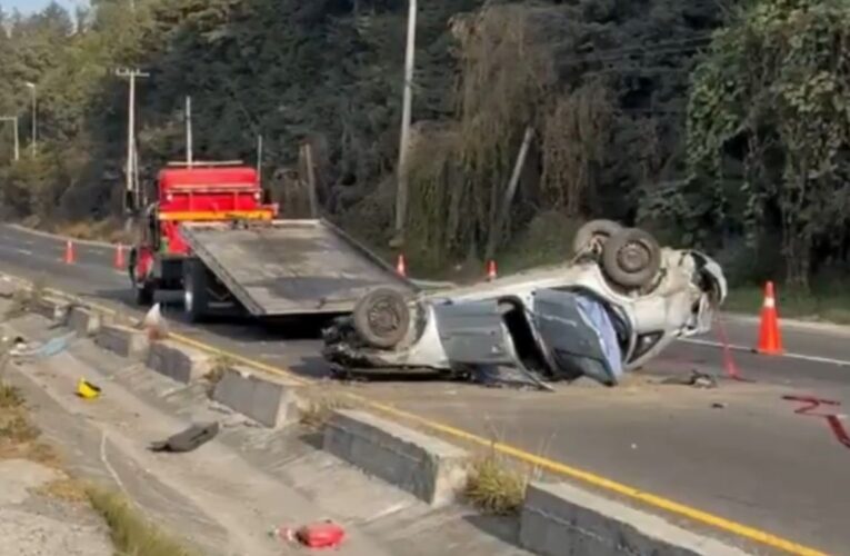 Doble tragedia en cadena sacude la Toluca-Tenango