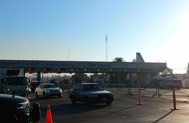 Video| Bloqueo en caseta San Marcos