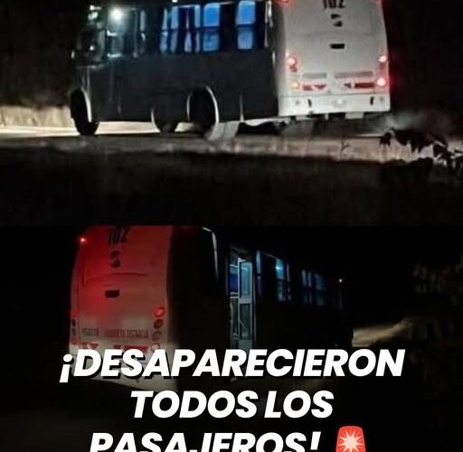 ¡Terror en la Huasteca! Hallan autobús fantasma con motor encendido y 40 pasajeros desaparecidos