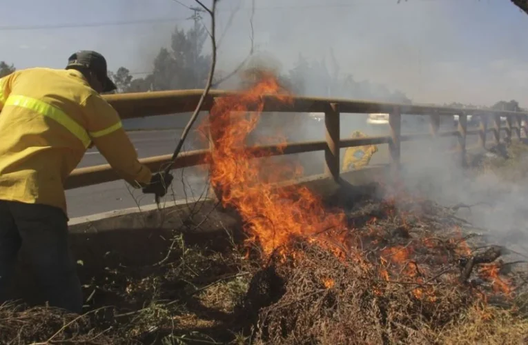 ¡Infierno en Nezahualcóyotl! Fuego en el Bordo de Xochiaca asfixia a la CDMX y suspenden clases en la Prepa 2