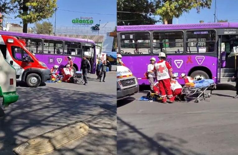 Autobús arrolla a mujer de 87 años cerca del Metro Camarones
