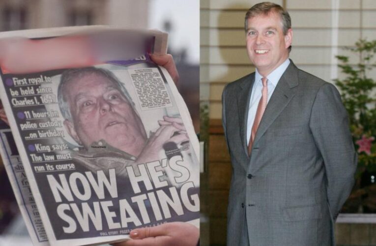 Activistas intervienen el Louvre con fotografía del expríncipe Andrés