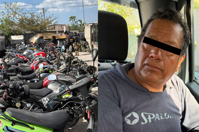 ¡DESHUESADERO DEL HORROR EN TOLUCA! CAEN 32 MOTOS ROBADAS