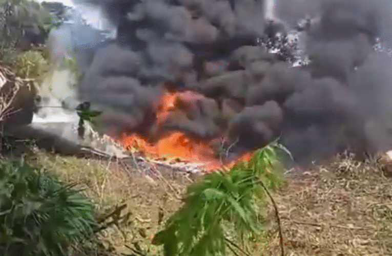 VIDEO | Tragedia aérea en Colombia: Avión militar con 100 soldados se estrella en Putumayo