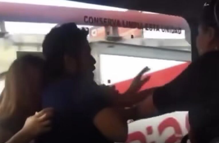 VIDEO | Discusión entre ex pareja por su hijo termina con policía