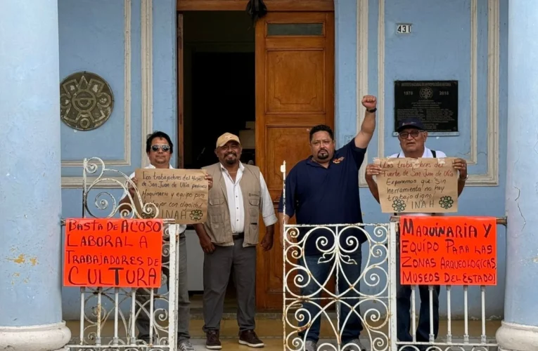 Trabajadores del INAH amenazan con cerrar Tajín y Cempoala por falta de herramientas