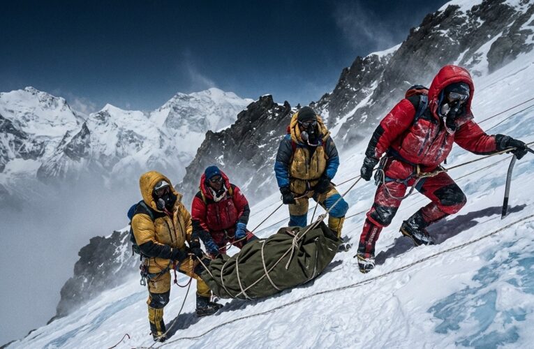 Tumbas de hielo: El extremo precio de bajar cadáveres de la cima.