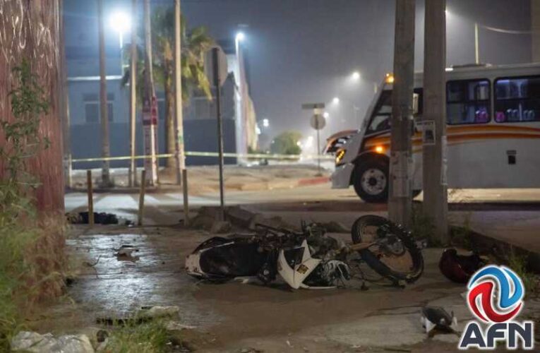 Mueren tres motociclistas en diferentes accidentes viales en Tijuana