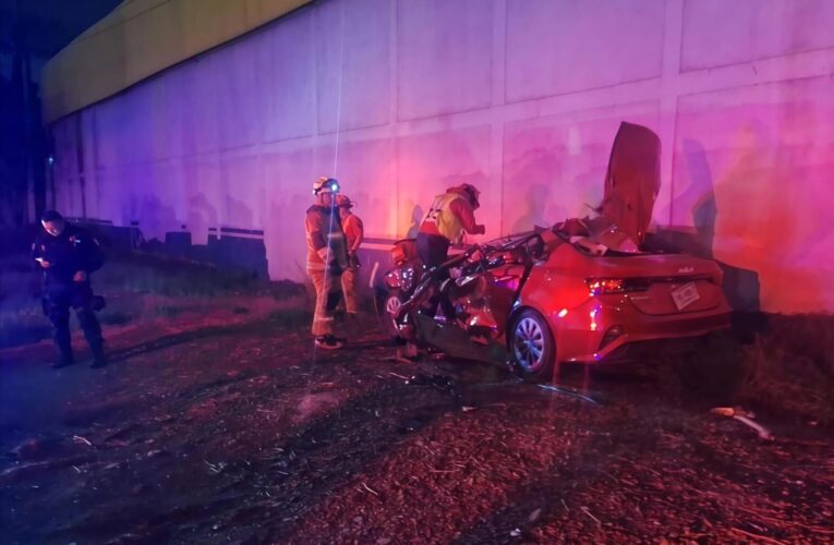 Tragedia al volante: Conductor pierde la vida aplastado en brutal volcadura