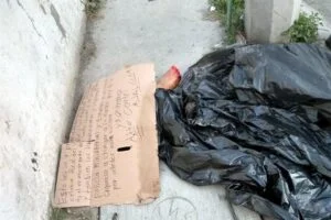 Terror por restos abandonados