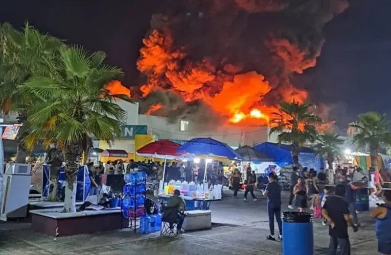 Incendio en la Nave 1 del Parque Tabasco deja cinco personas muertas