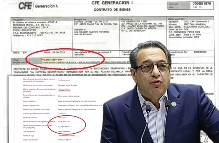 ¡Hilos de poder y dinero! Empresa de diputado del PAN obtuvo 255 mdp en contratos de CFE