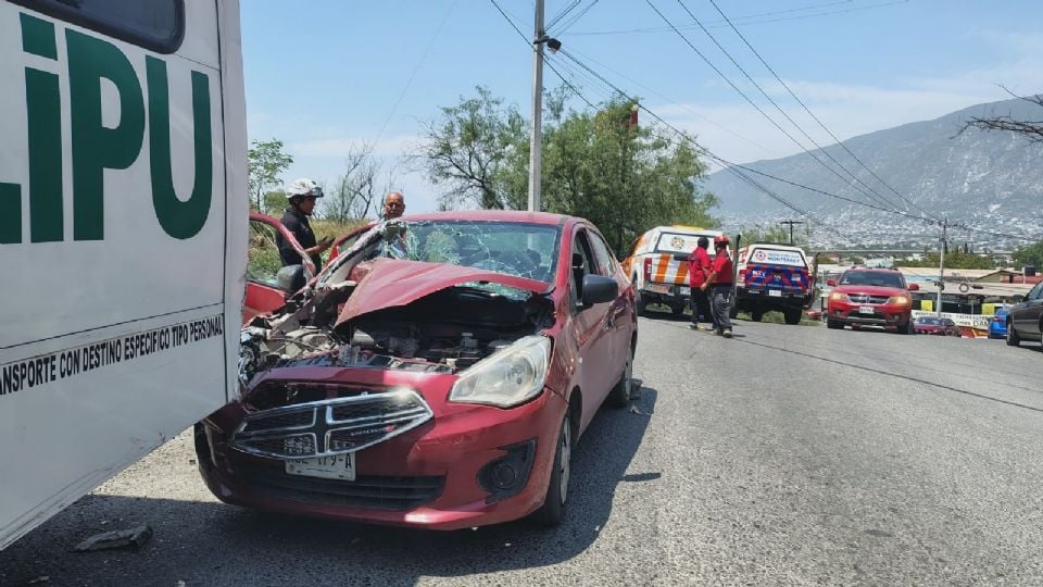 accidente en Paso del Águila Monterrey