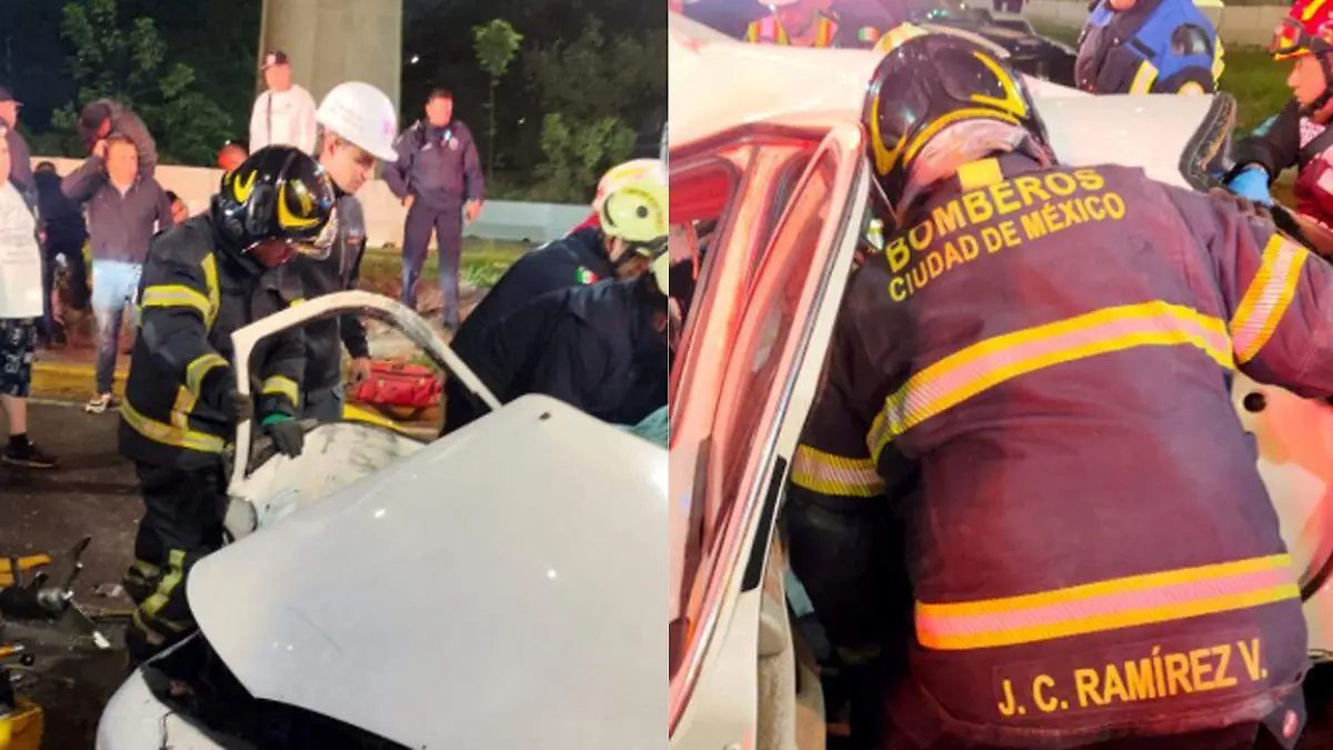 accidente en Periférico y Alencastre