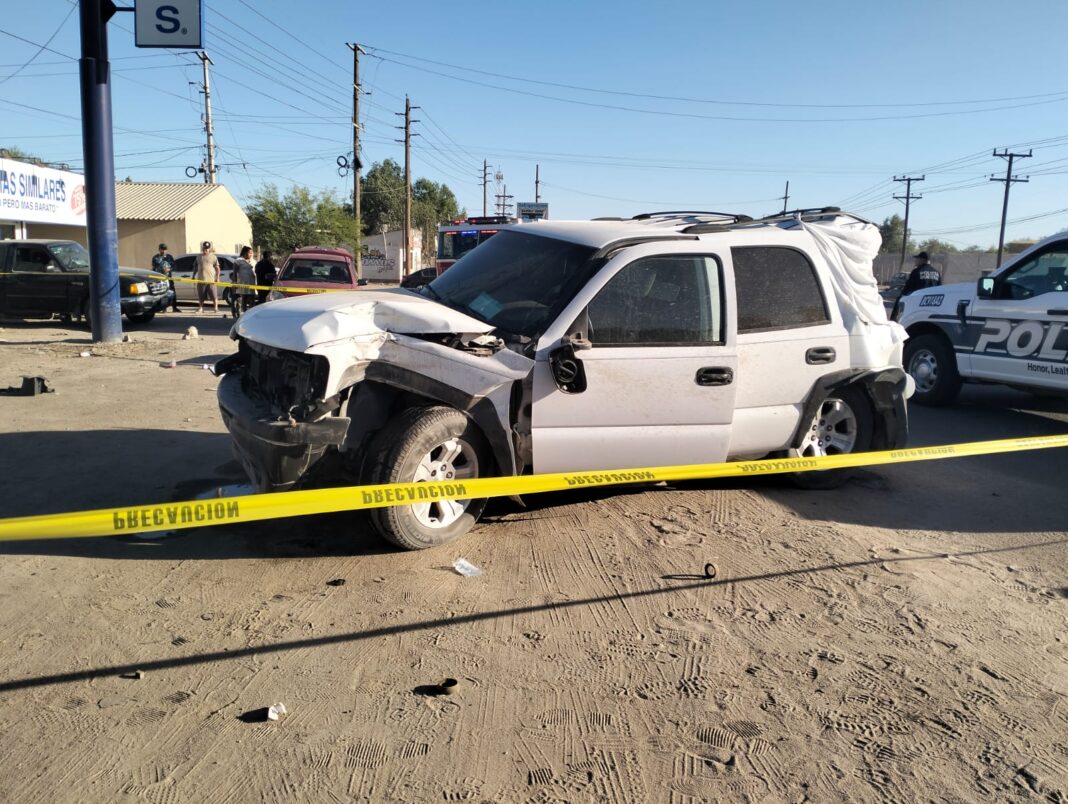 accidente en el Ejido Pátzcuaro