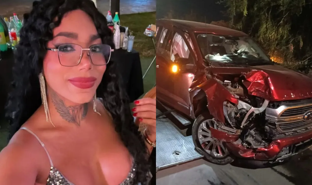 accidente vehicular de Paola Suárez