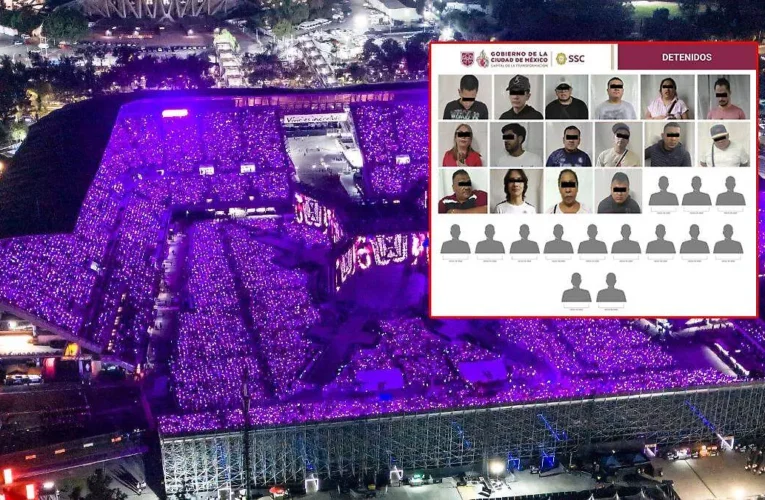 ¡MAFIA DE BOLETOS: CAEN 30 RATAS EN CONCIERTO DE BTS!