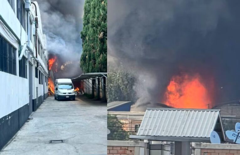 ¡Infierno en Tláhuac! Incendio en fábrica desata enorme columna de humo y evacúan a cientos