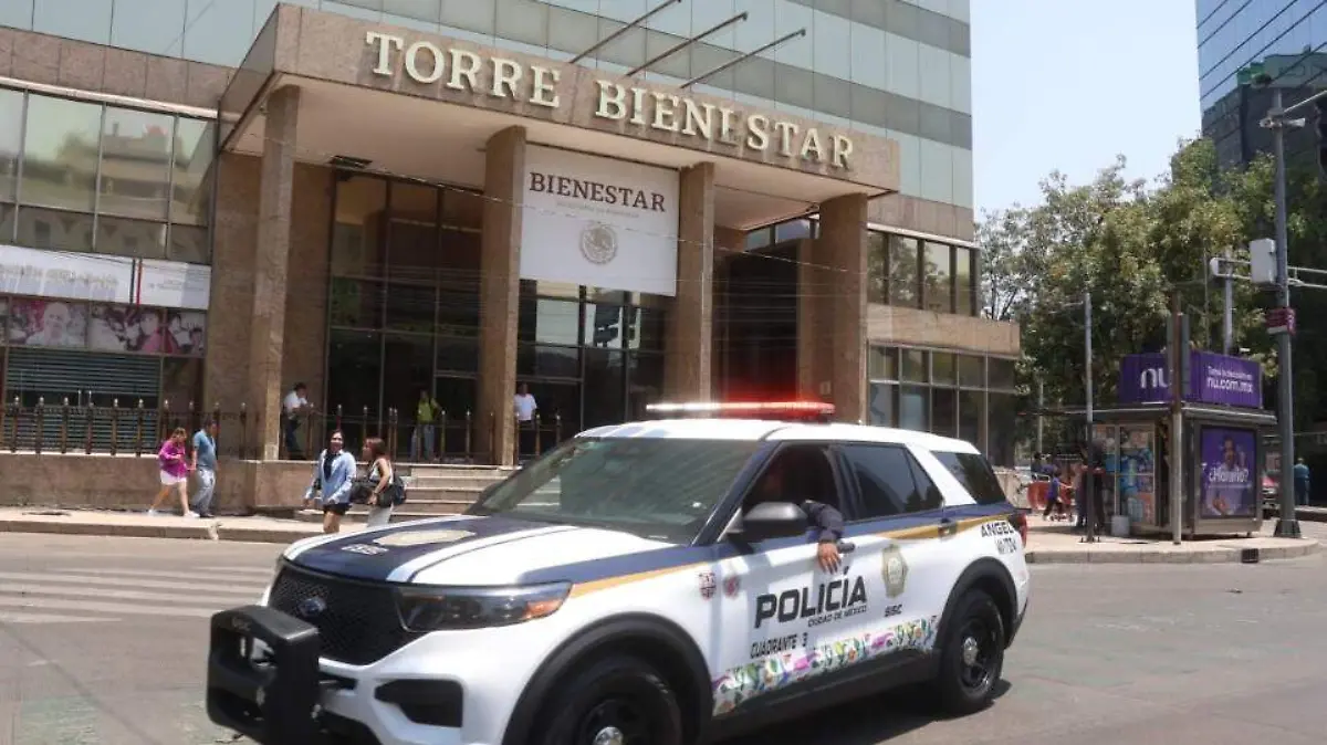 incendio en Torre Bienestar