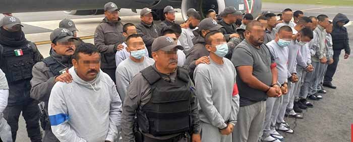 Trasladan reos de alto perfil a Chiapas