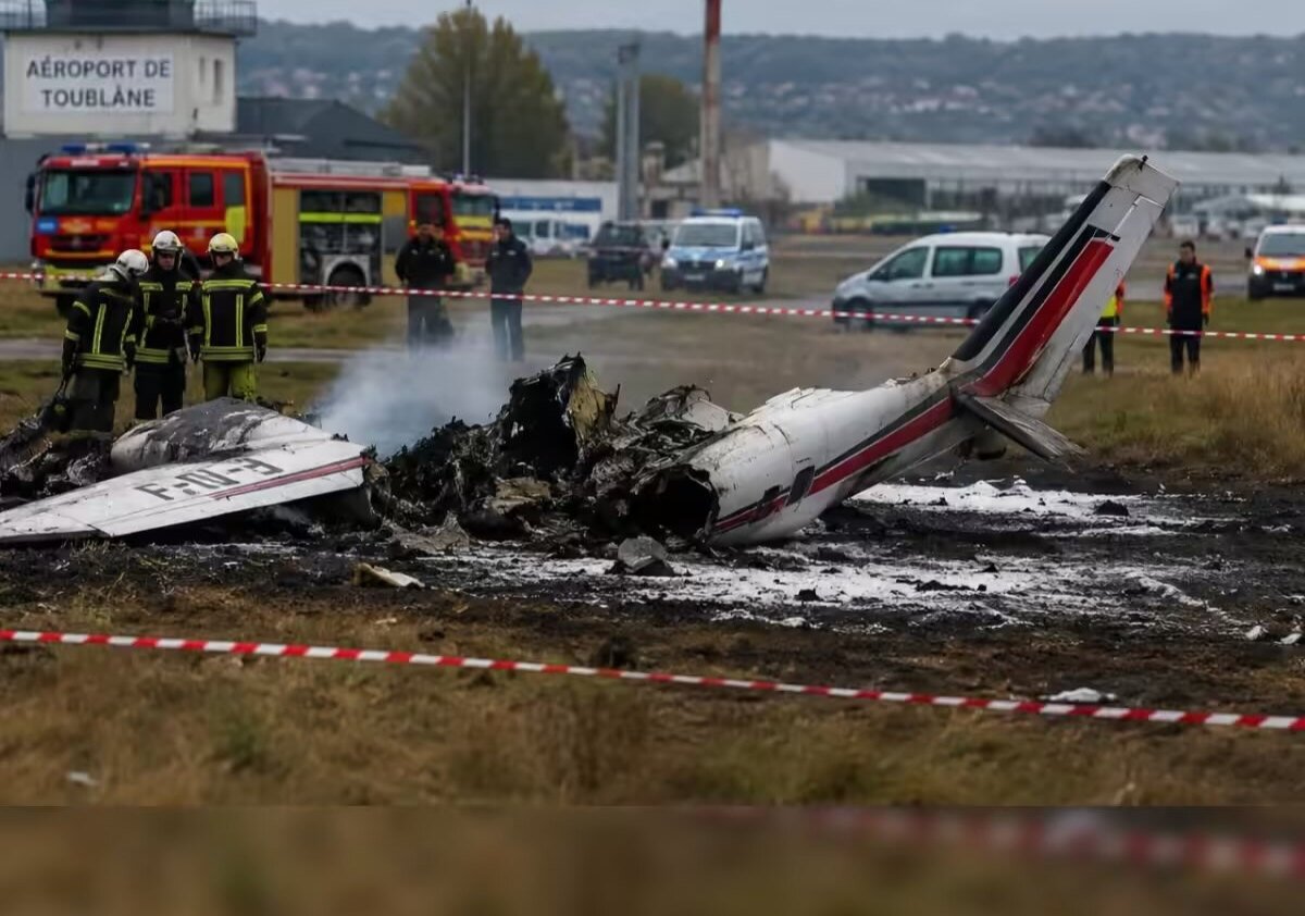 accidente de avioneta en Francia