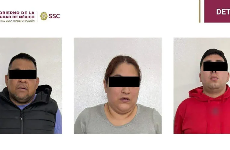 Caen tres presuntos integrantes de célula delictiva por extorsión y homicidio en Iztapalapa