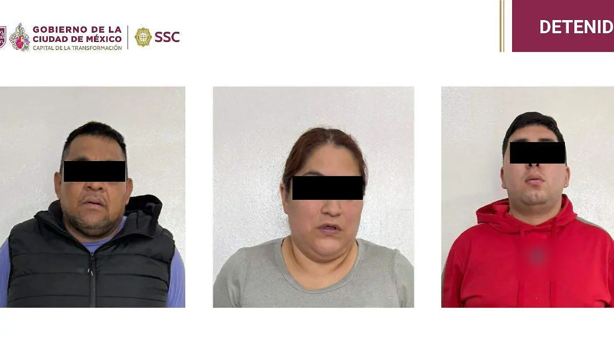 caen tres integrantes de célula delictiva