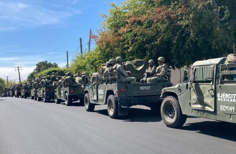 Llegan 500 militares a Sinaloa para reforzar operativos contra la delincuencia organizada