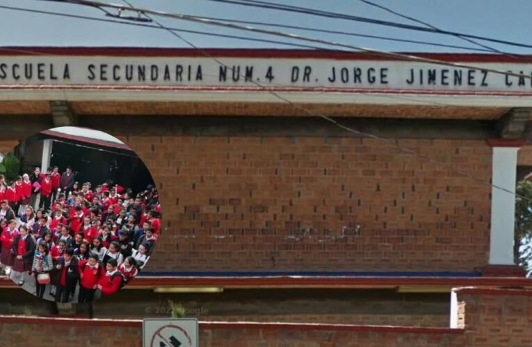 Alumno desata movilización tras amenazar con una pistola de balines en secundaria de Toluca