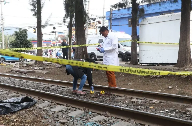 Autoridades investigan suceso donde un Tren mata a un hombre en Veracruz