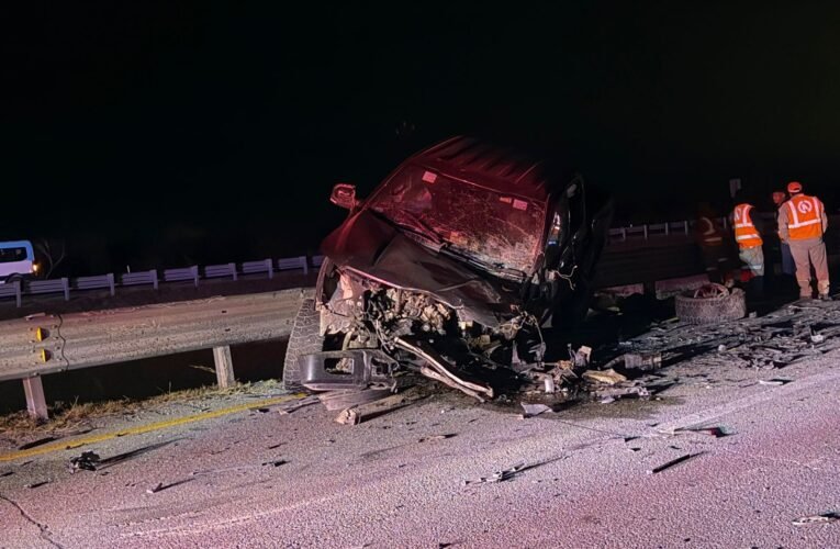 Accidente vial deja un chofer fallecido y dos personas lesionadas de gravedad en Matamoros