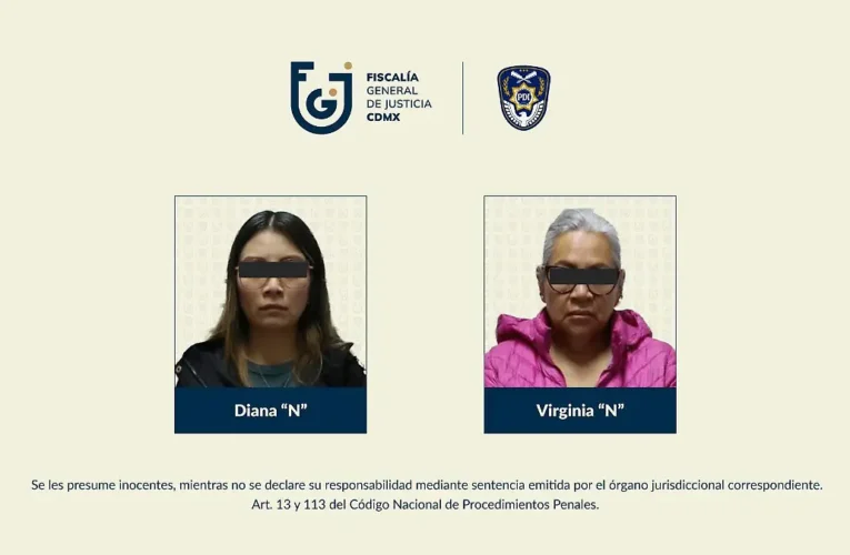 Fiscalía CDMX detiene a dos mujeres por despojo de vivienda en la Del Valle