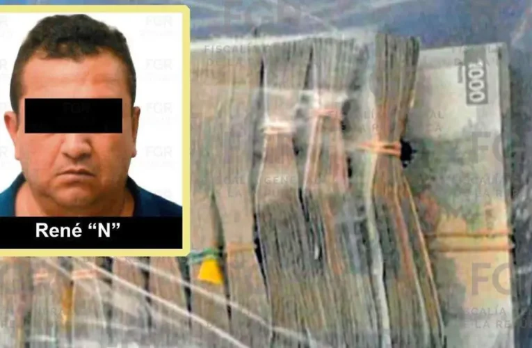 Detienen a René N con medio millón de pesos en Viaducto Elevado de Tlalpan por presuntos recursos ilícitos