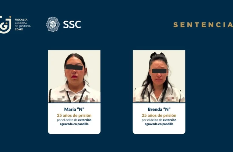 ¡Caen extorsionadoras! Dan 25 años de cárcel a falsas funcionarias de Cofepris en la CDMX