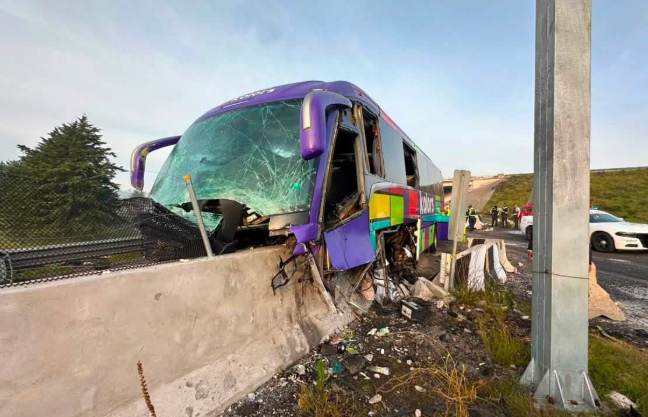 Accidente en el Arco Norte deja 11 heridos tras choque de autobús en Atlacomulco