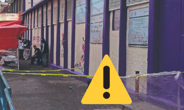 ¡Tragedia frente a una escuela! Hombre muere en Iztacalco