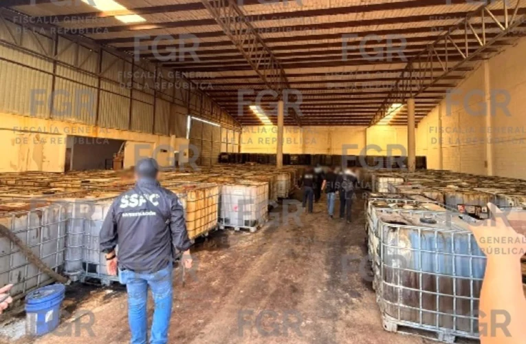 La FGR desmantela cuatro centros de procesamiento ilícito de combustible en SLP, Hidalgo y Morelos