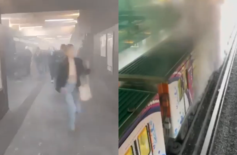 Caída de objeto metálico provoca corto circuito y suspensión parcial en la Línea 2 del Metro de la CDMX
